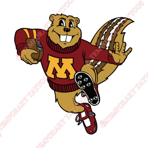 Minnesota Golden Gophers Customize Temporary Tattoos Stickers NO.5097